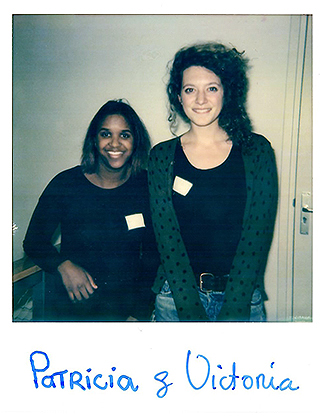Kennismakingsfoto Patricia en Victoria voor het project Waanzinnige Verhalen