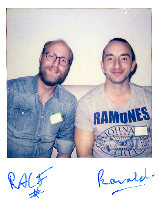 Kennismakingsfoto Ronald en Ralf voor het project Waanzinnige Verhalen
